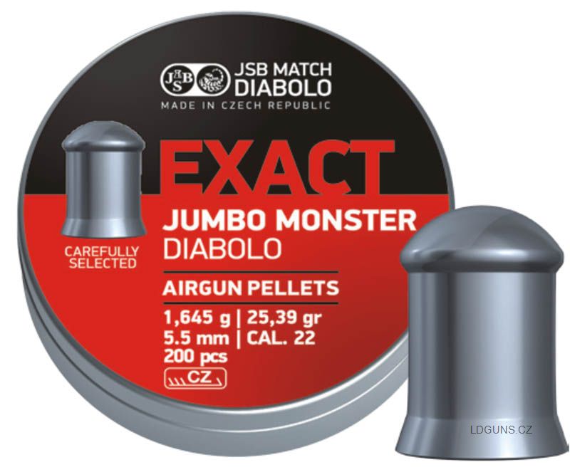 JSB Exact Jumbo Monster 200ks cal. 5,52mm